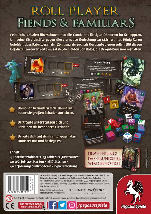 Roll Player: Fiends & Familiars (Erw.)