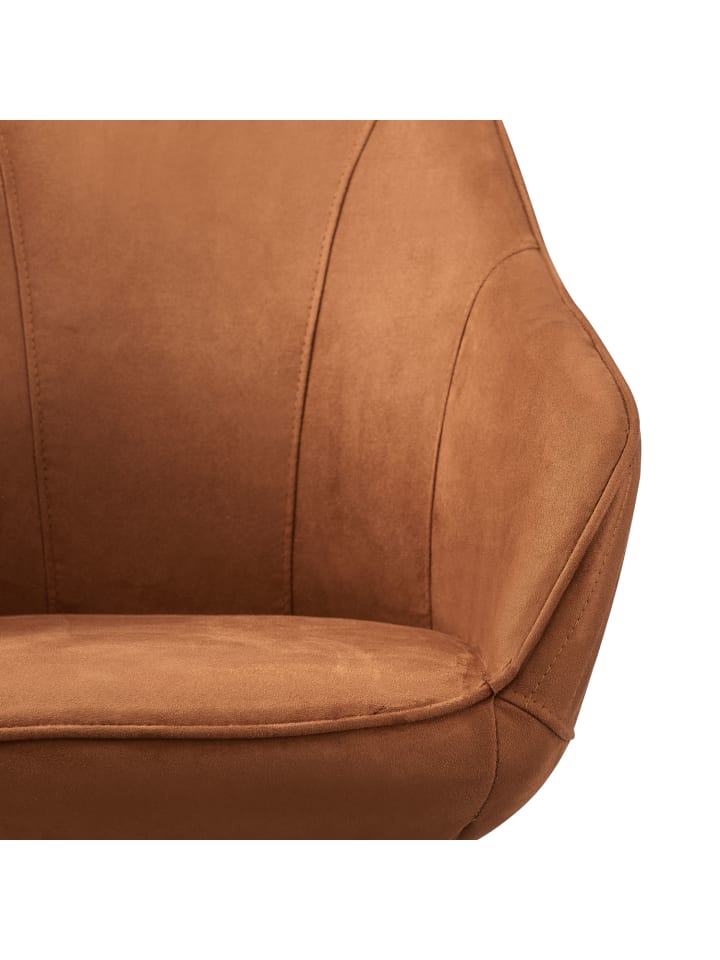 B&D Home Drehstuhl KATJA in Curry - (B)58 x (H)81 x (T)60,5 cm günstig kaufen onesize