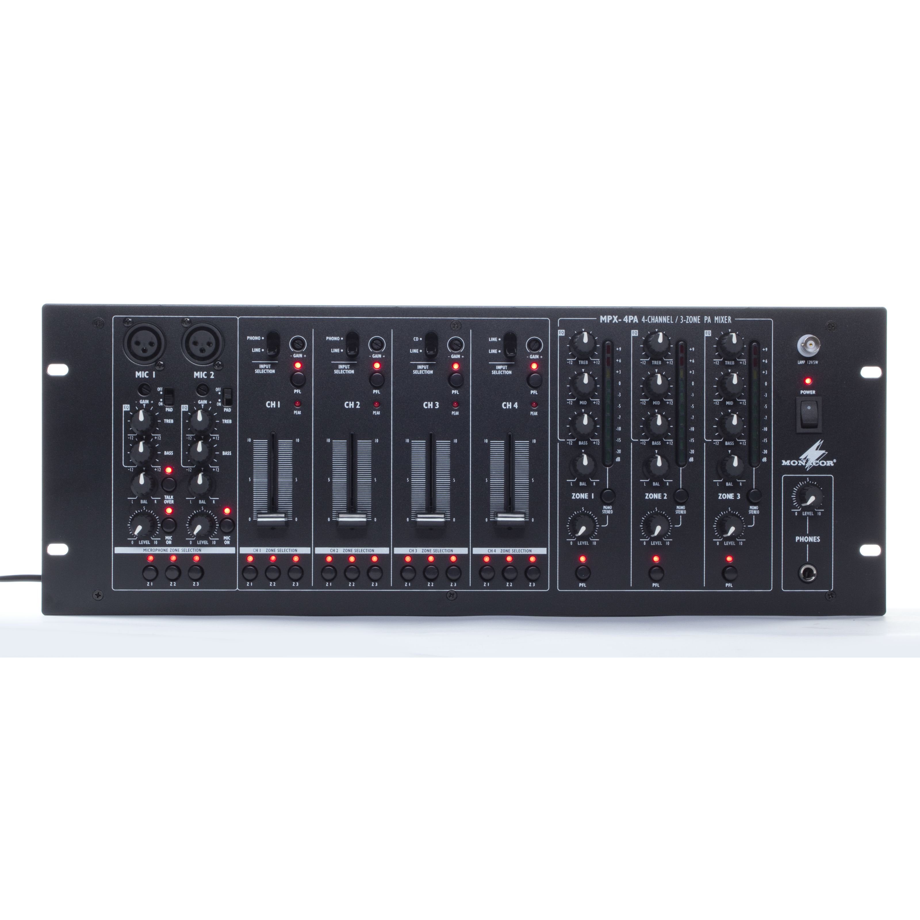 Monacor Mischpult, MPX-4PA