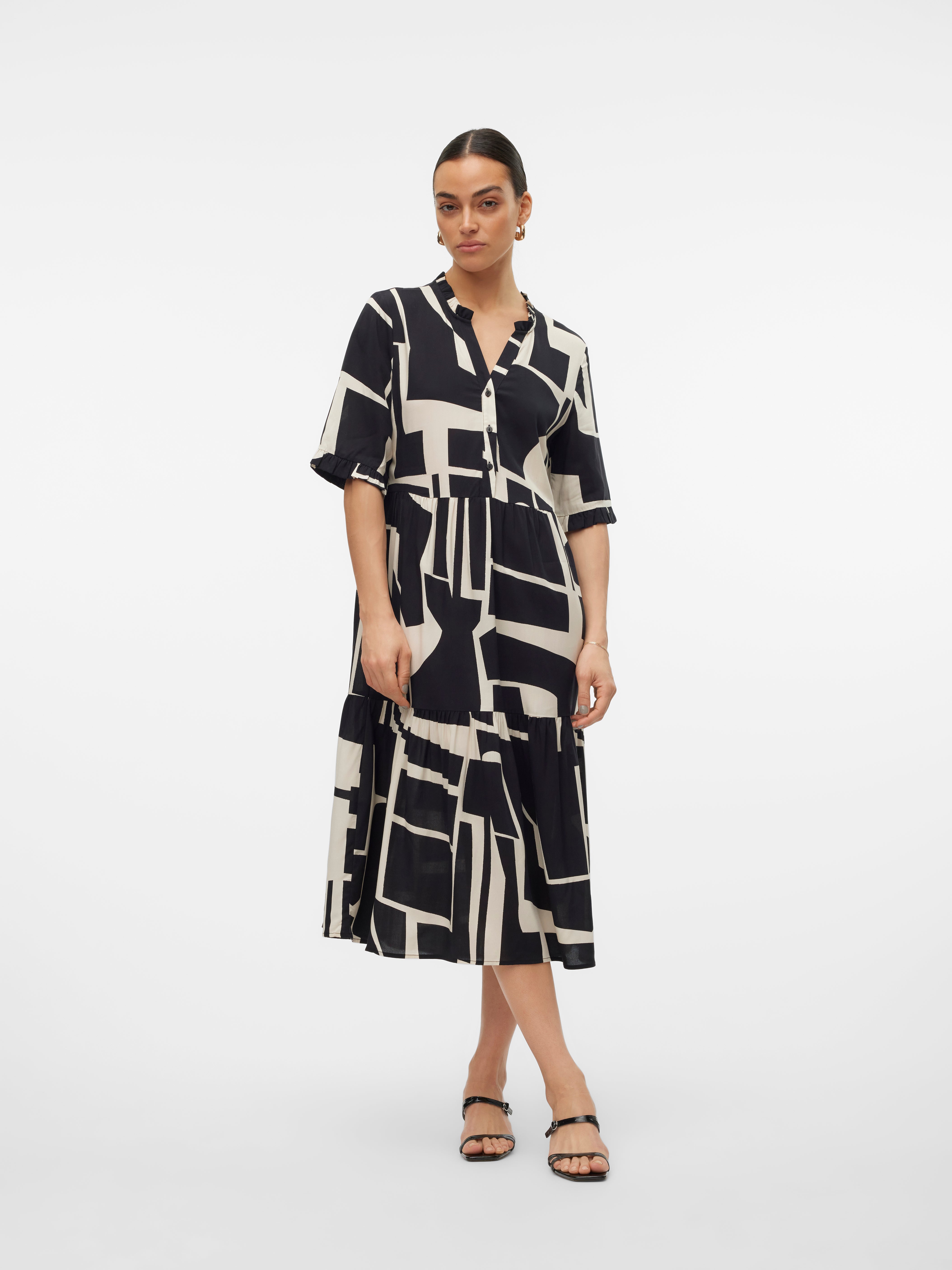 VMEASY Langes Kleid