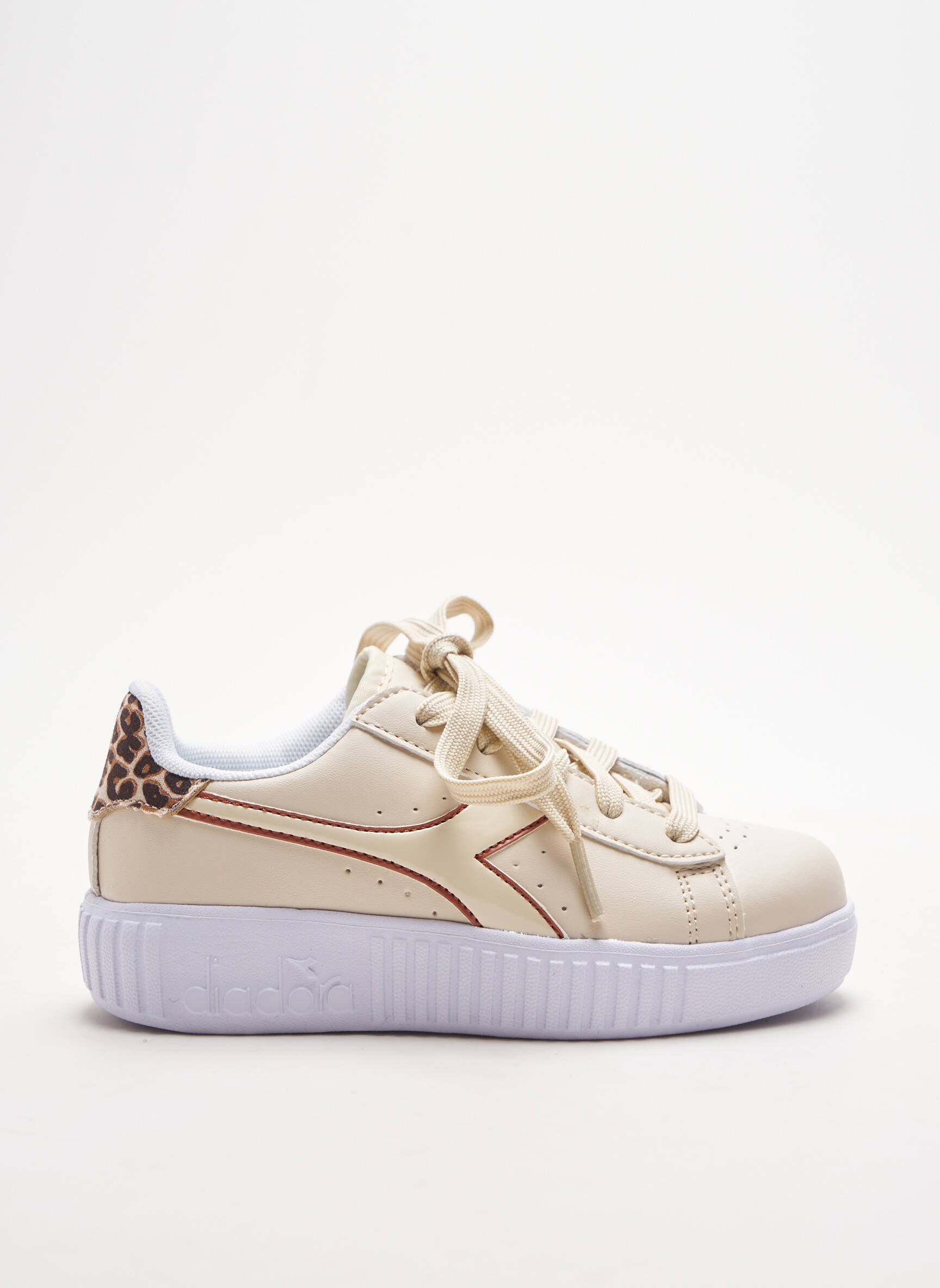 Diadora Baskets Fille couleur beige