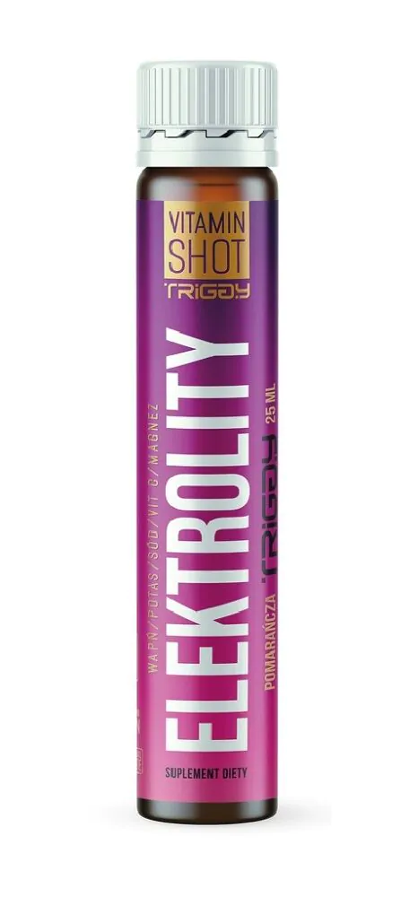 Triggy Vitamin Shot Electrolytes, течност са укусом поморанџе у ампулама 25 мл
