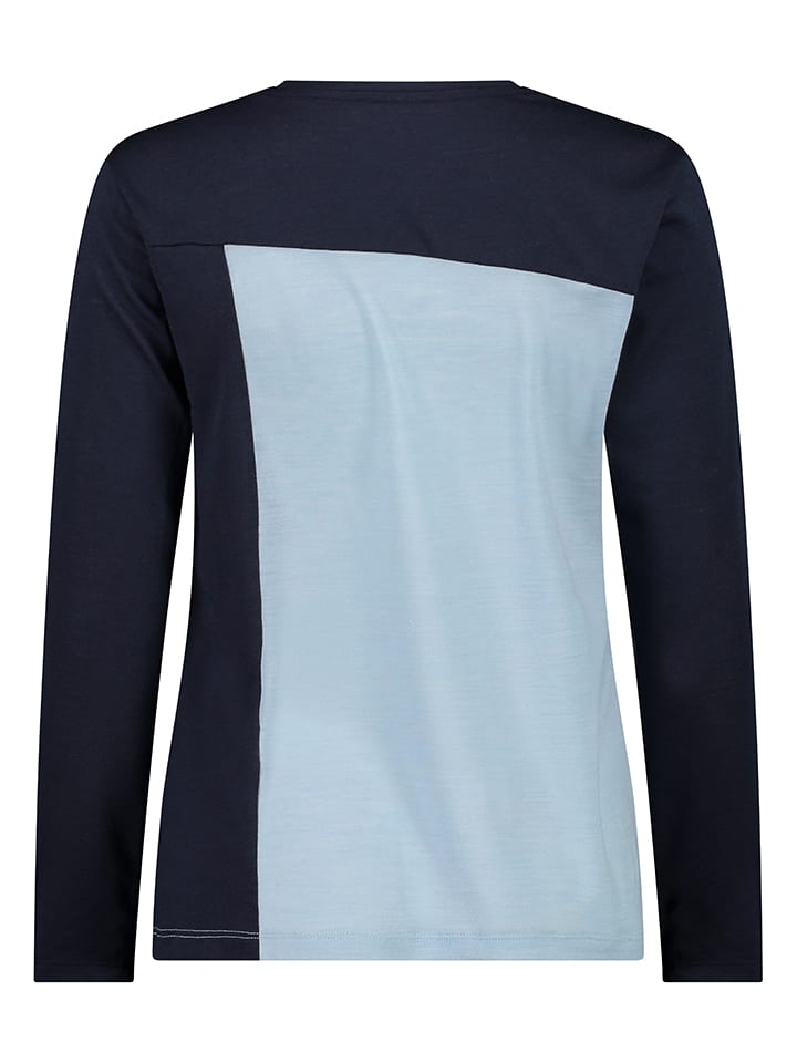 CMP Funktionsshirt in Dunkelblau/ Hellblau günstig kaufen