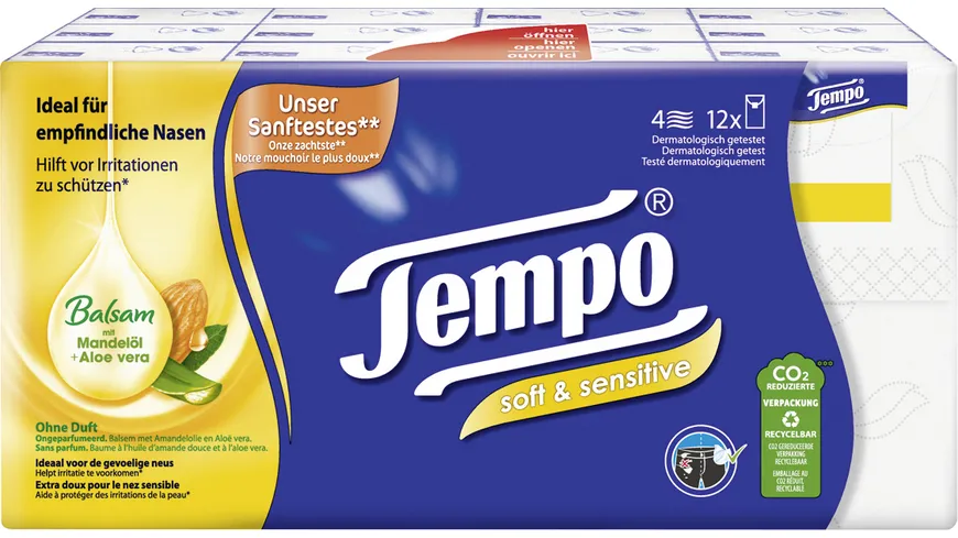 Tempo Taschentücher Soft & Sensitive