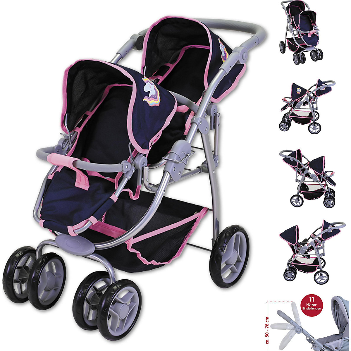 Zwillingspuppenwagen Milo - 