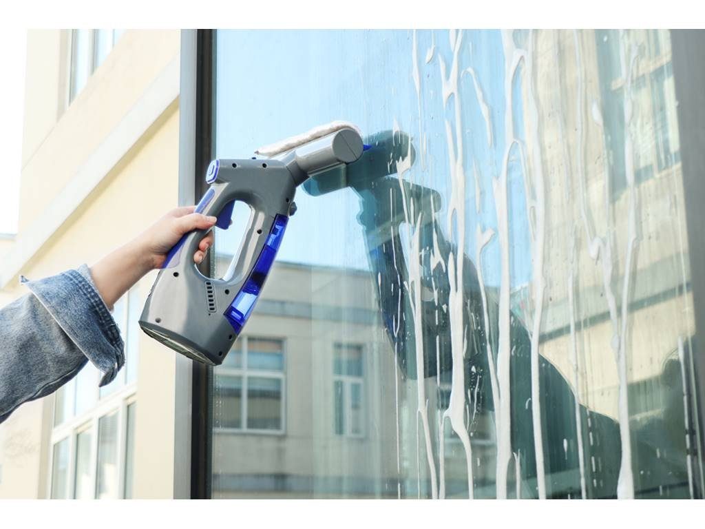 SWISS PRO+ Akku-Fensterreiniger 3-in-1 Fensterstaubsauger Leistungsstark, vielseitig
