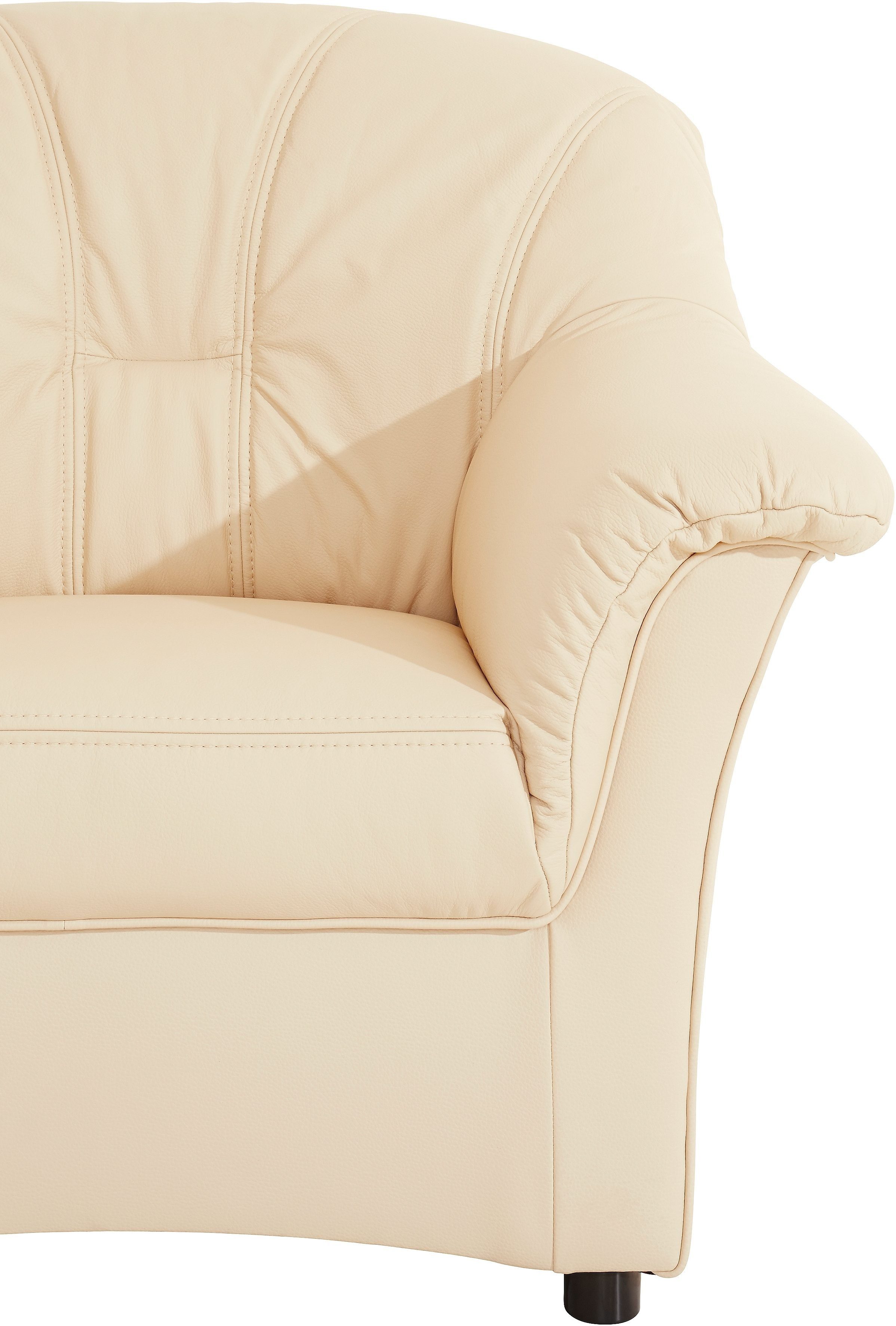 DOMO collection Sessel Flores, wahlweise mit Federkern (nicht bei Microfaser PRIMABELLE®-Struktur)