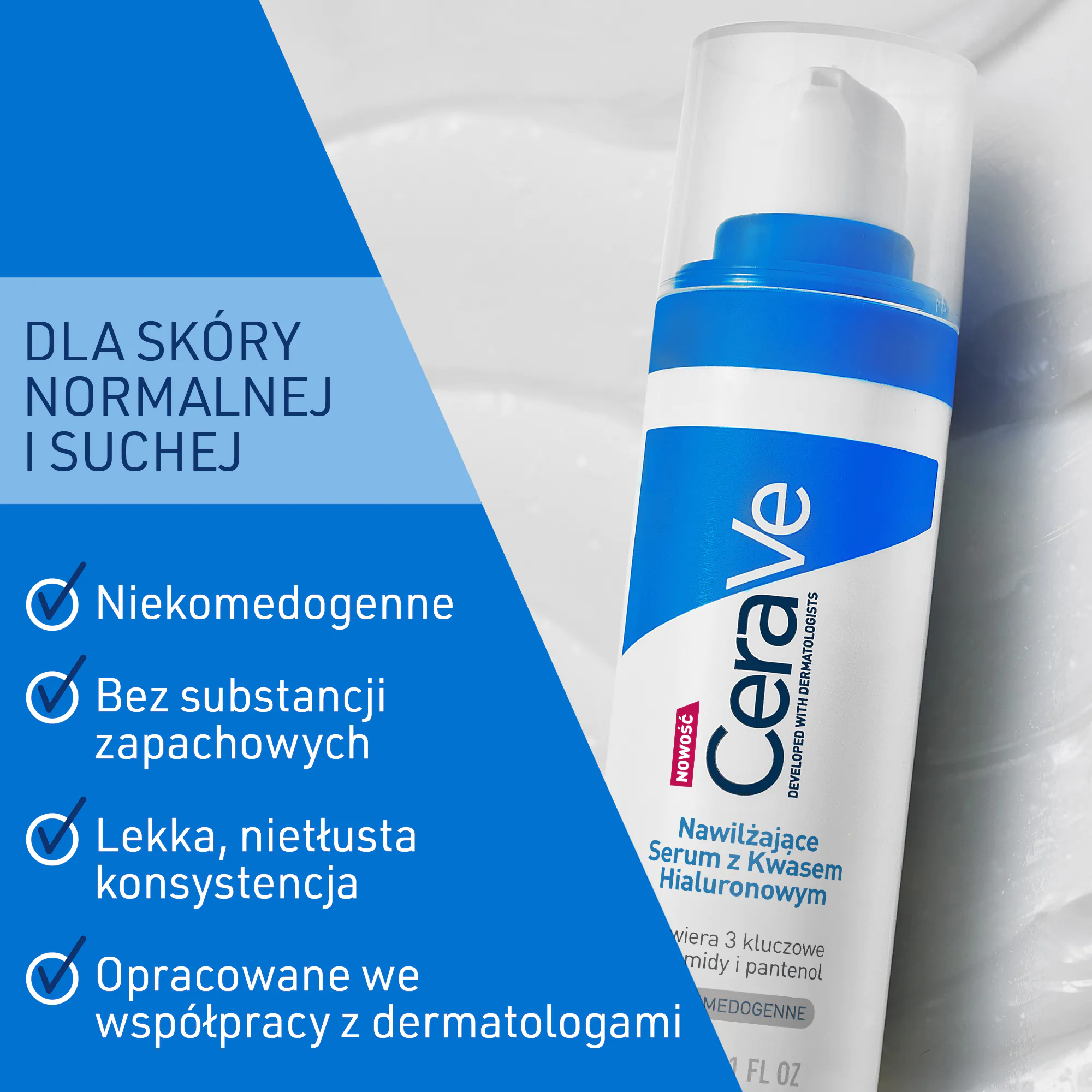 CeraVe Hydrating Serum med hyaluronsyre