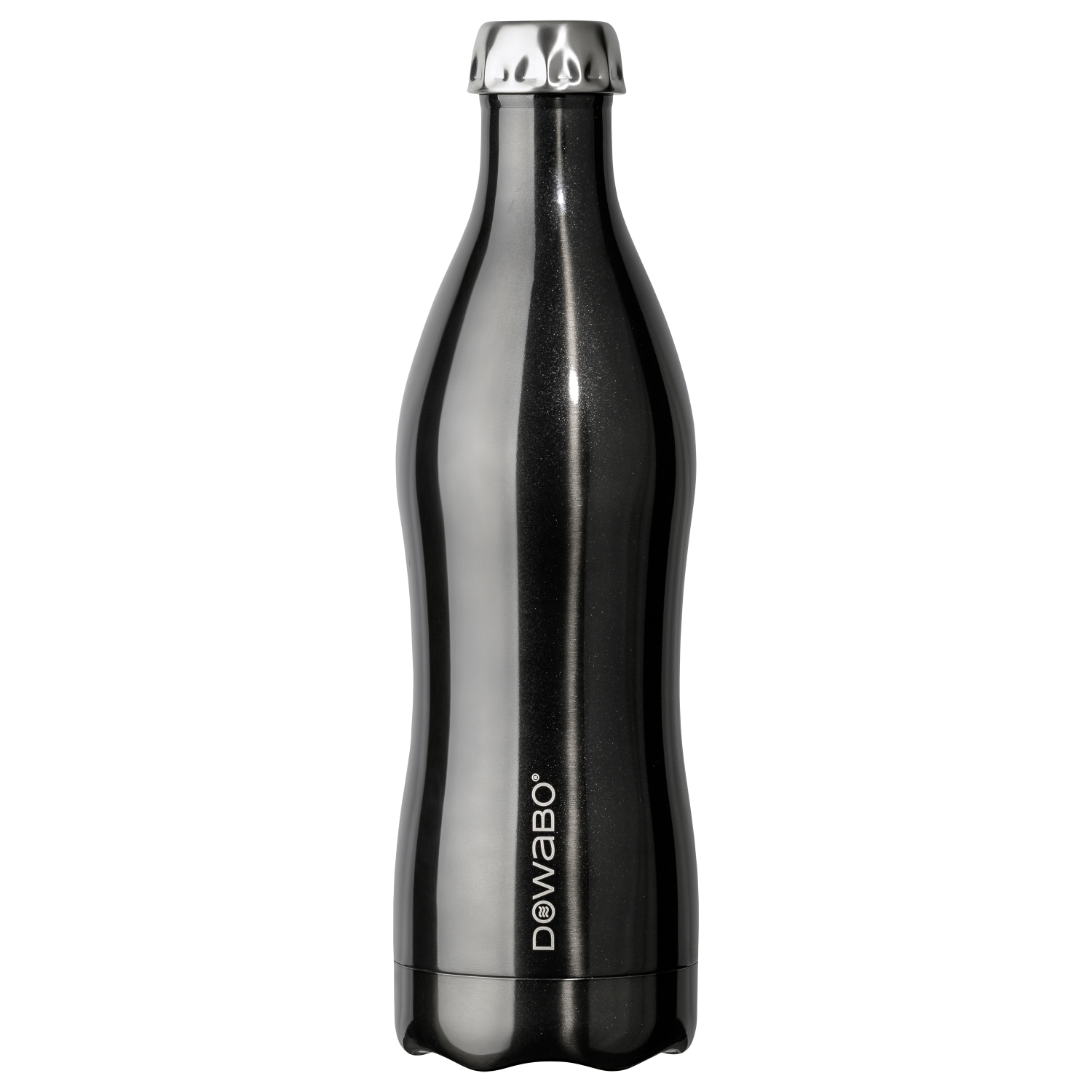 Dowabo Isolierflasche Metallic Collection (schwarz)