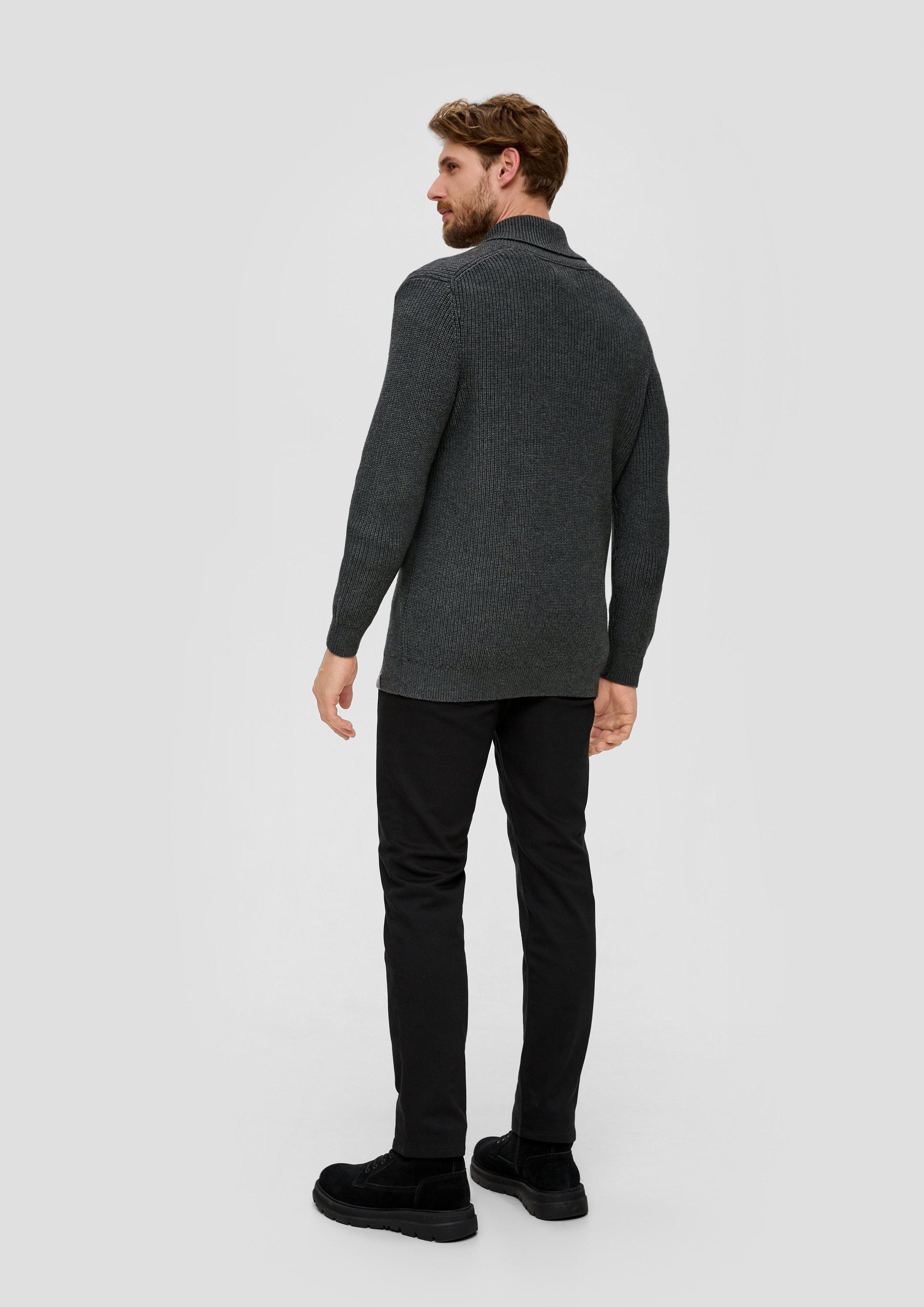 Strickpullover mit Schalkragen  2137412-9823