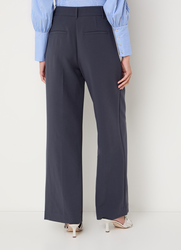 Pantaloni Co'Couture Vola a vita alta e gamba larga con dettaglio a pieghe