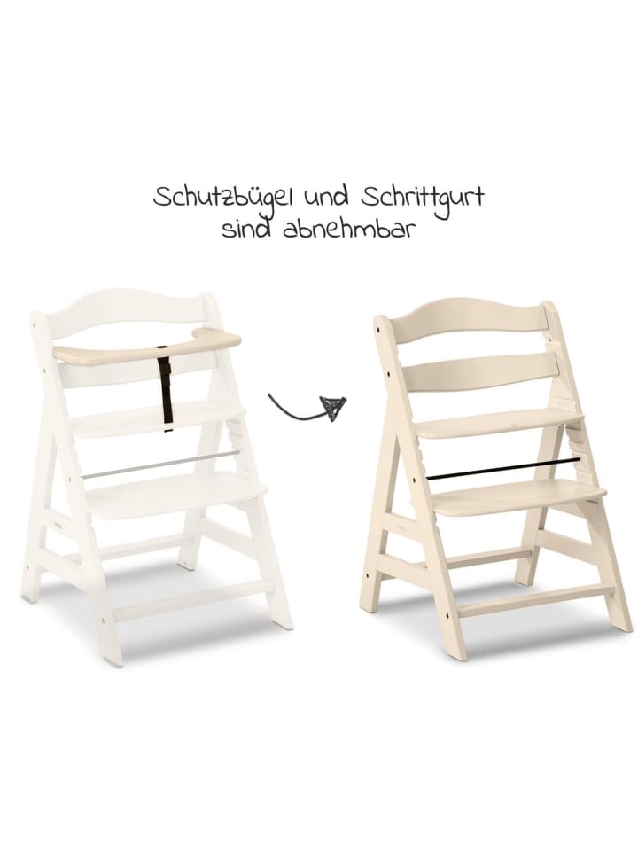 Hauck Hochstuhl Alpha Plus - Vanilla günstig kaufen onesize