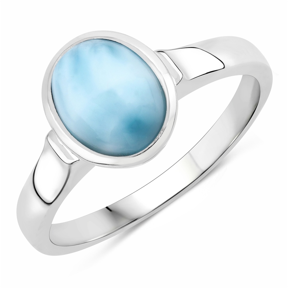 Rafaela Donata Bague Argent sterling Larimar en Argent Bague