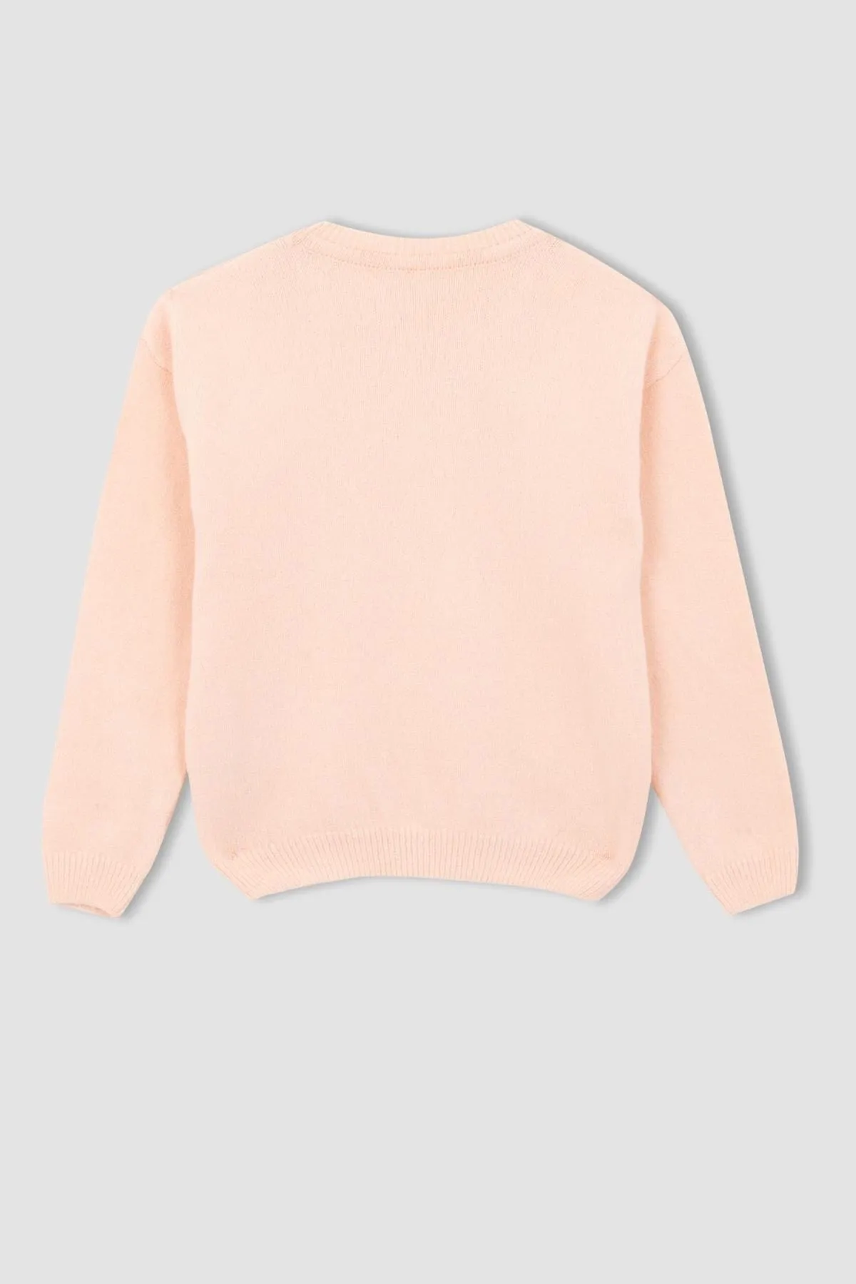 DeFacto  Standard-Fit-Pullover mit Rundhalsausschnitt für Mädchen