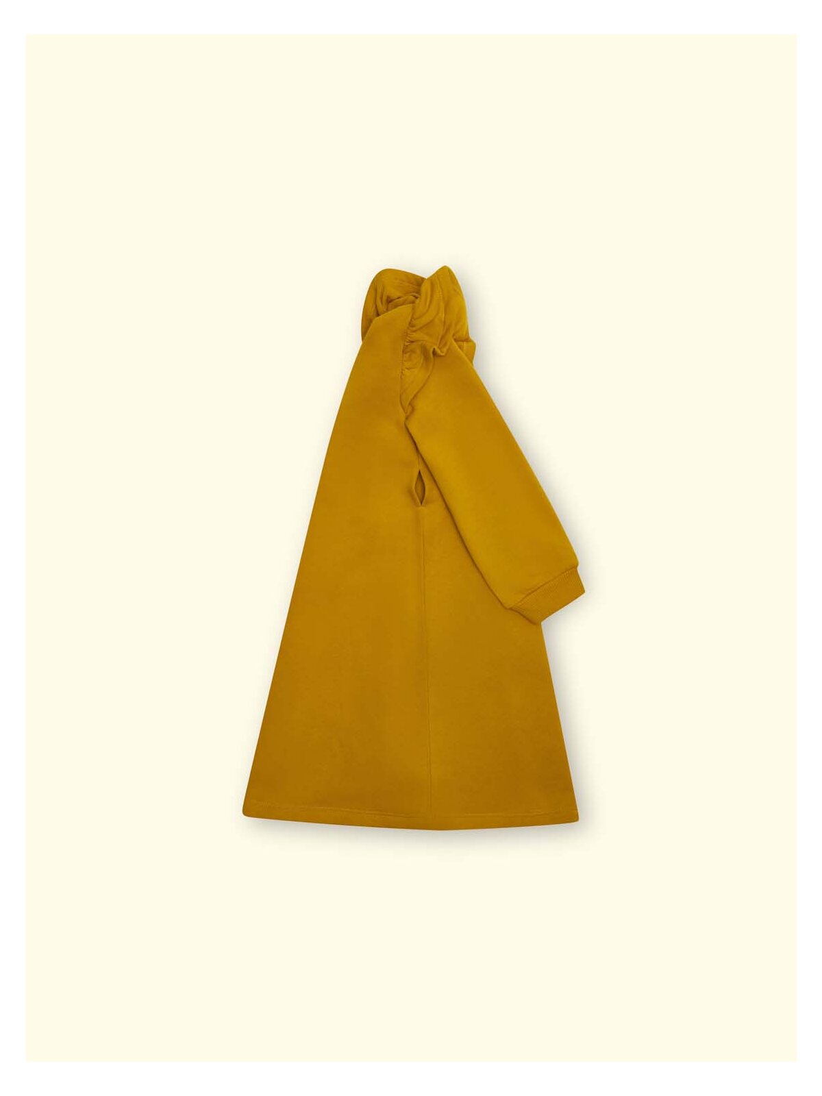 Wombly Erika Sweatkleid senfgelb