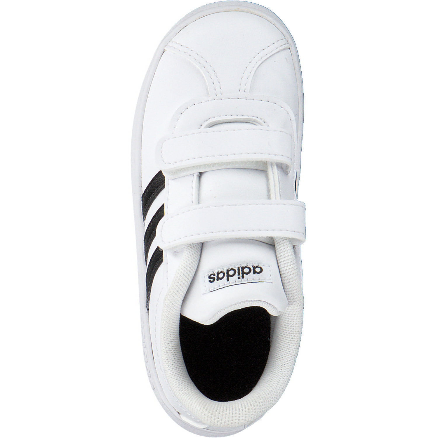 Adidas Core VL Court 2.0 Babies, Sneakers Low, Kinder, Weiß (ftwr white mit blau combi)