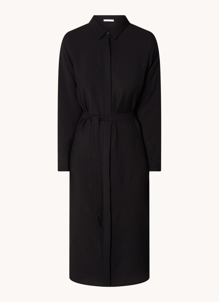 Robe-chemise midi Jonna de by-bar avec ceinture à nouer
