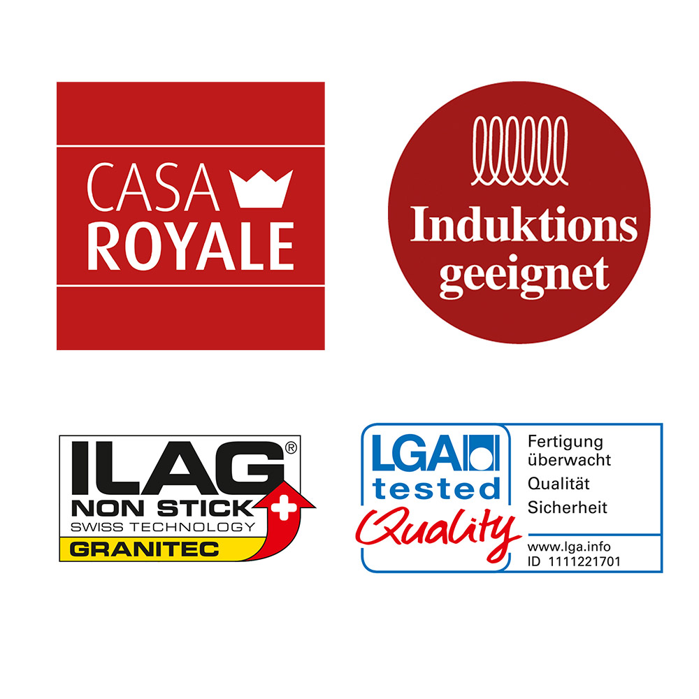 Casa Royale Aluminium-Hochrandpfanne 