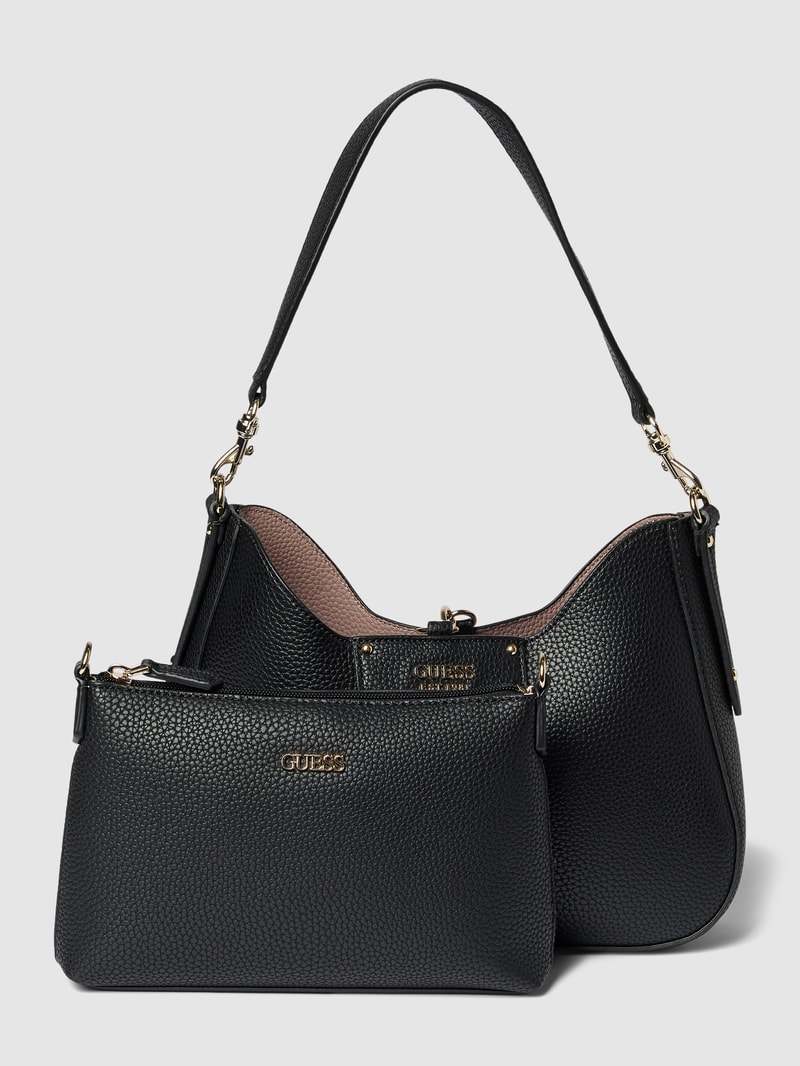 Hobo Bag in Leder-Optik Modell 'BRENTON' in schwarz