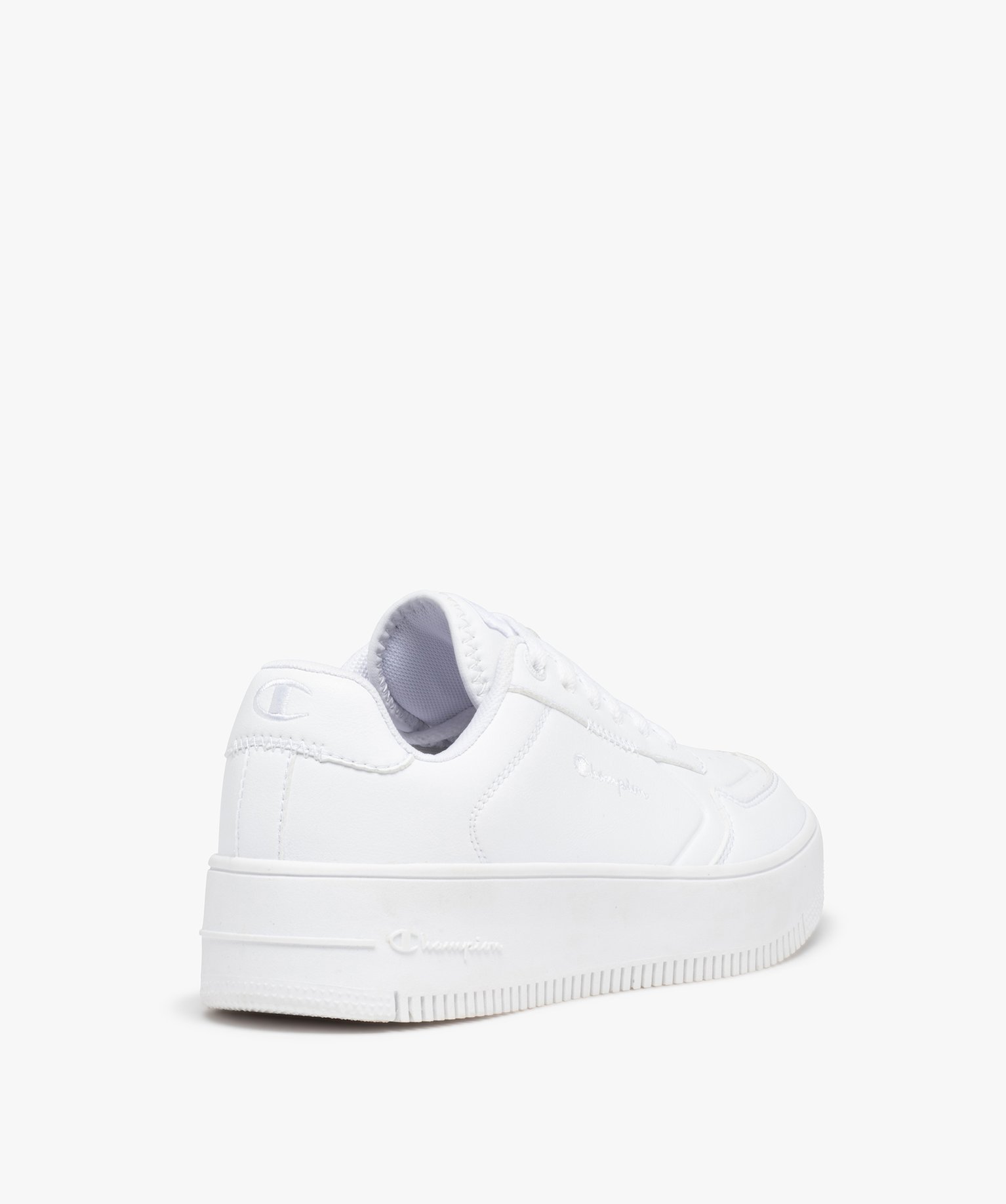 Baskets femme à semelle épaisse – Champion Rebound blanc | GEMO