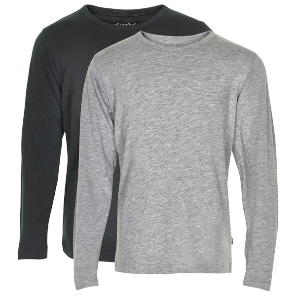 Minymo - Kid's Basic 34 -T-shirt L/S (2-pack) - Longsleeve