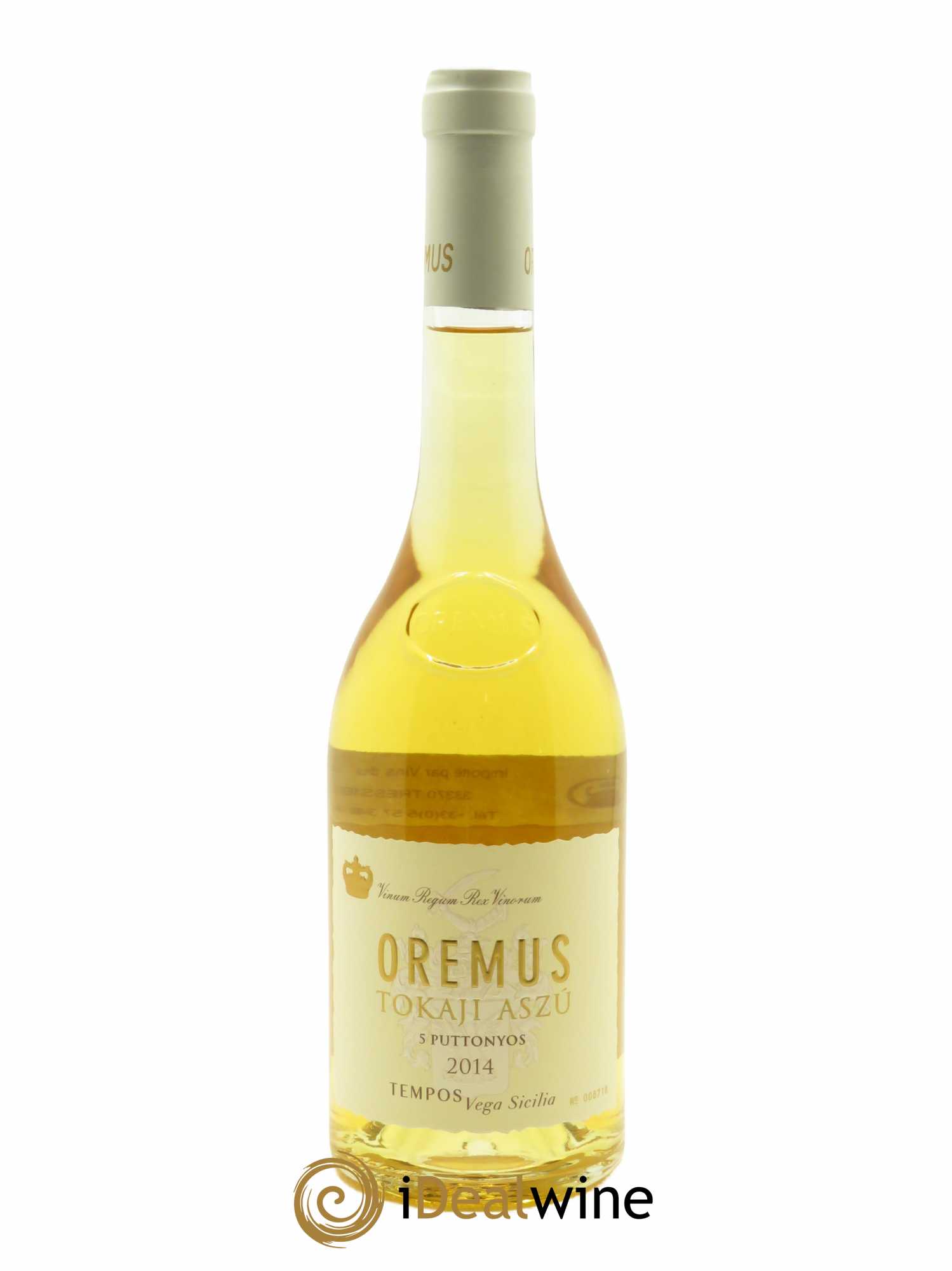 Tokaj Aszu 5 Puttonyos Oremus by Vega Sicilia  2014 - Lot de 1 Bouteille