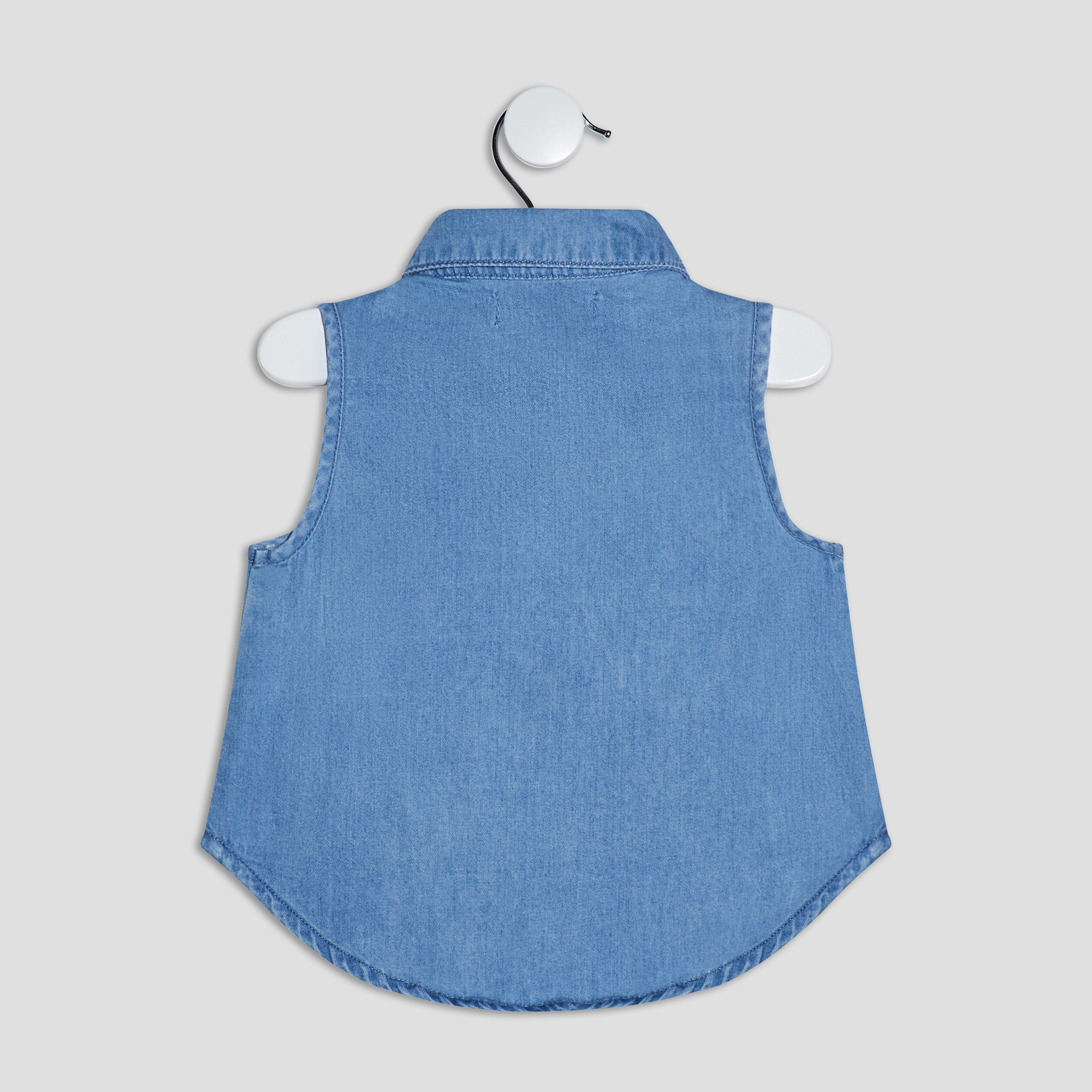 Ensemble 3 pièces denim stone bébé fille | La Halle