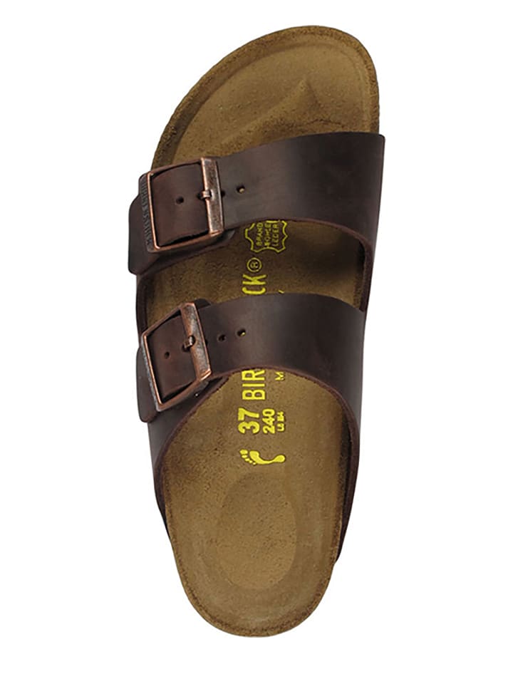 Birkenstock Leder-Pantoletten 