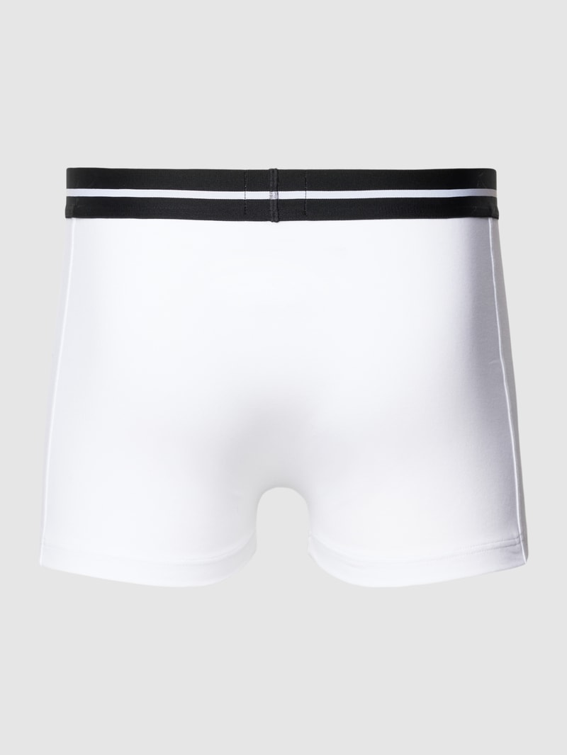Trunks mit elastischem Label-Bund im 3er-Pack in dunkelblau