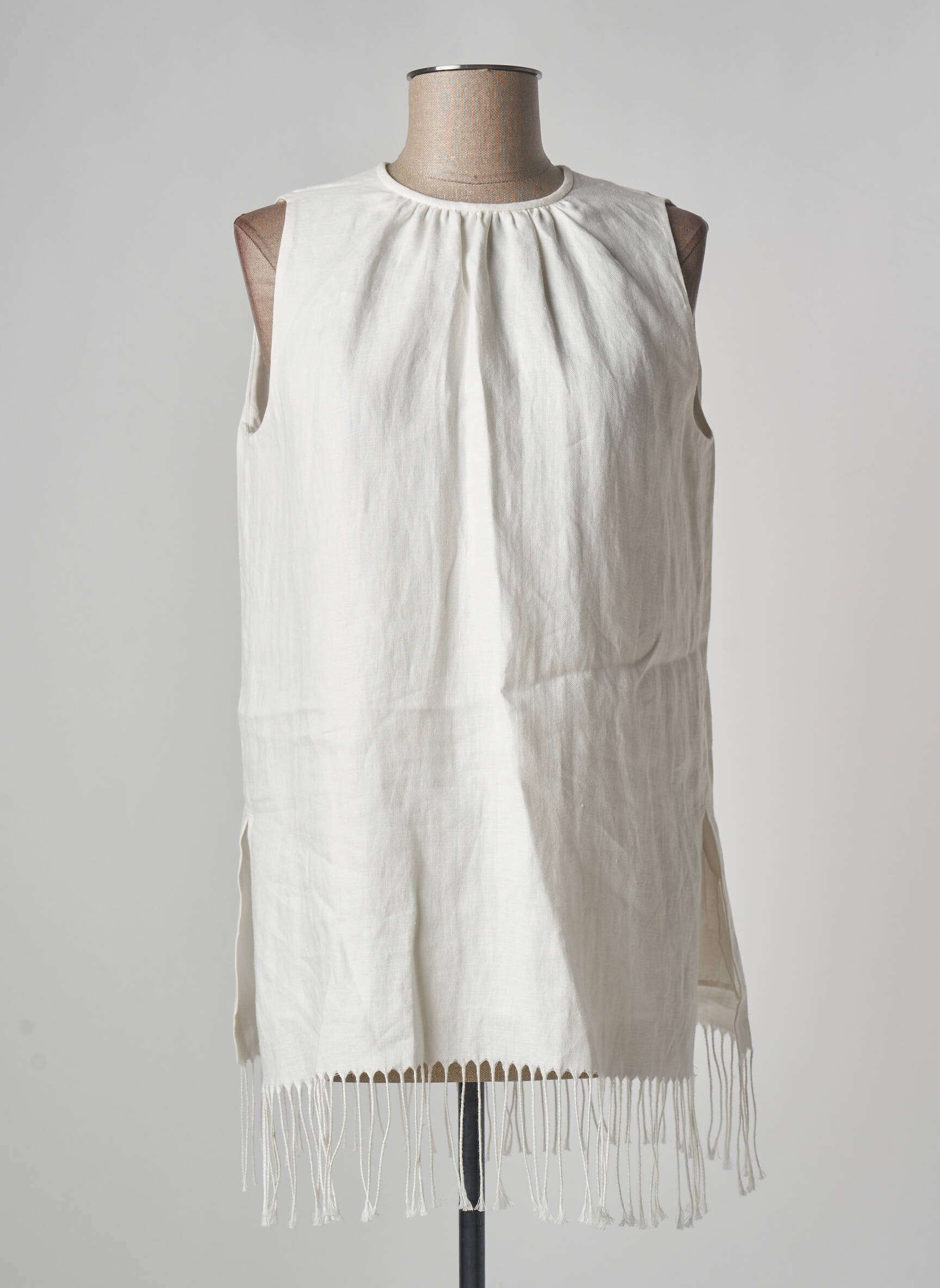 Maxmara Tuniquesansmanche Femme couleur blanc
