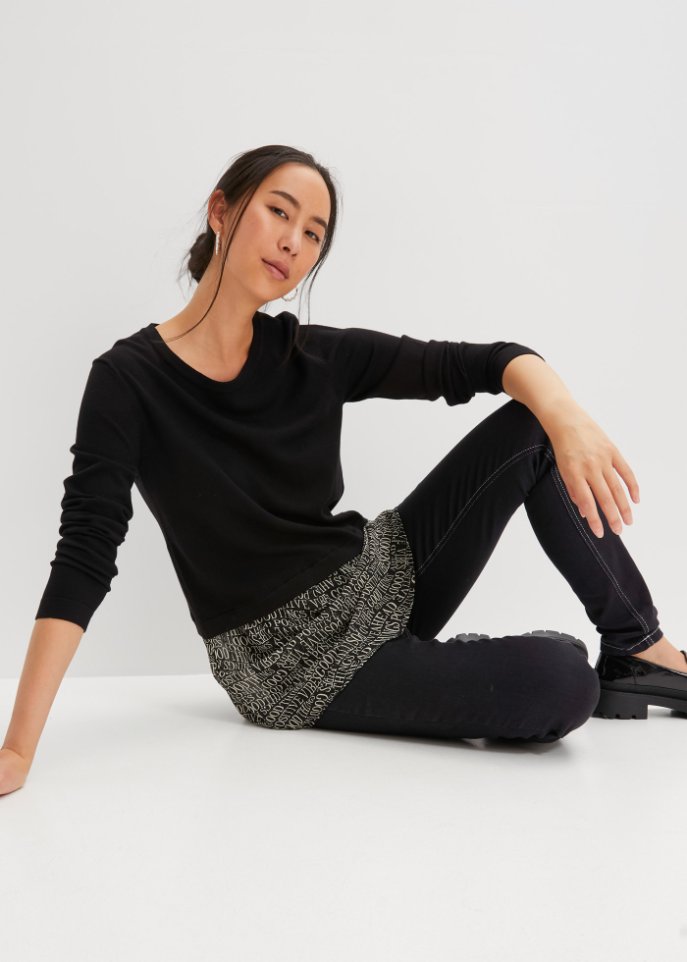 Pullover mit Rockansatz