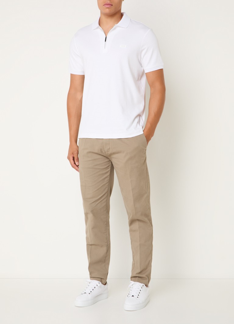 Pantaloni chino slim fit cu buzunare laterale Calvin Klein