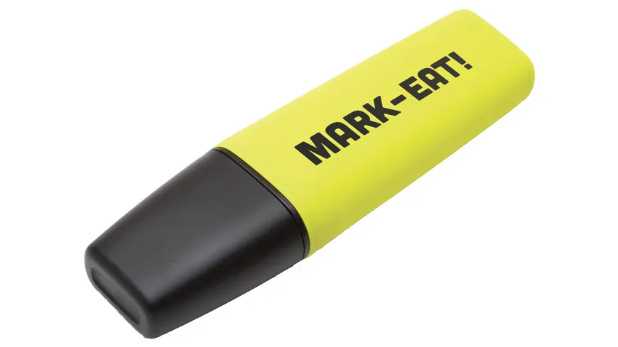 OTOTO Küchenpinsel Mark-Eat! neongelb