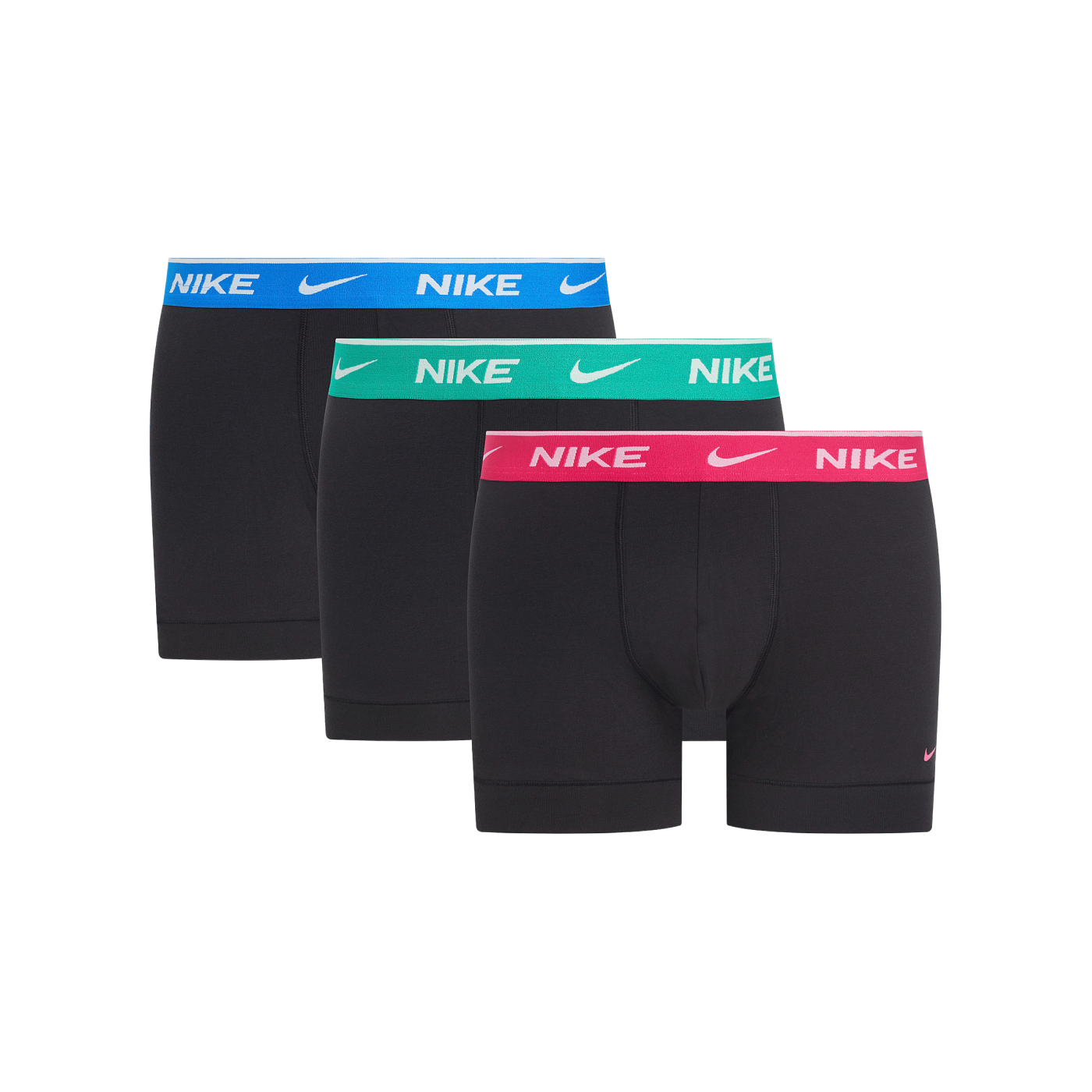 Nike Cotton Trunk Boxershort 3er Pack Schwarz FMTO