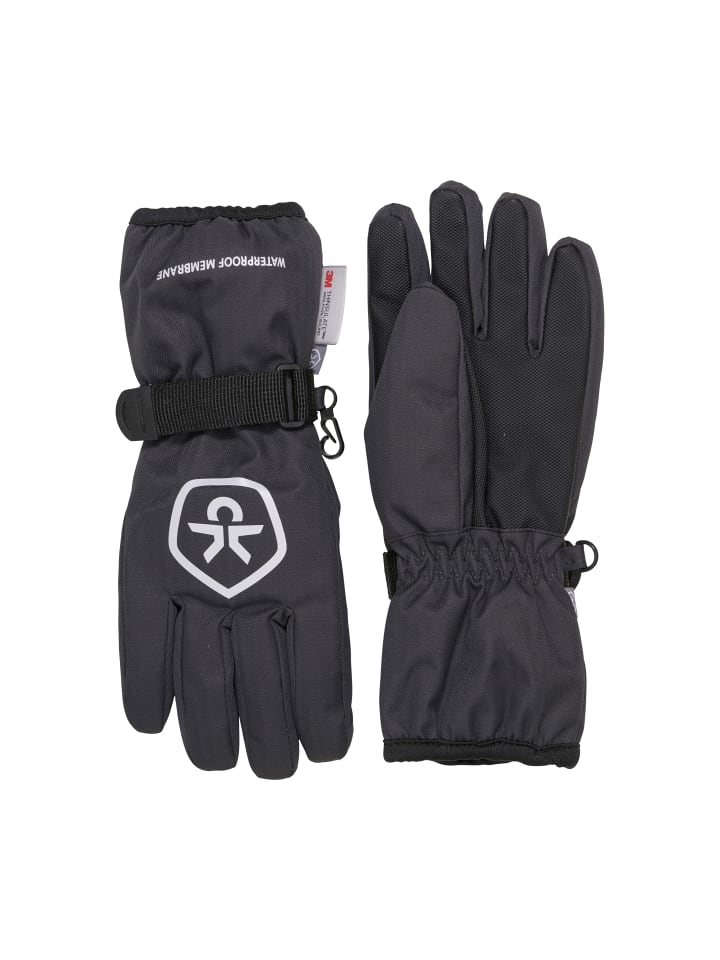 Color Kids Skihandschuhe COGloves 5458 5458 Verstellbare Handschuhe mit Logo in Grau günstig kaufen