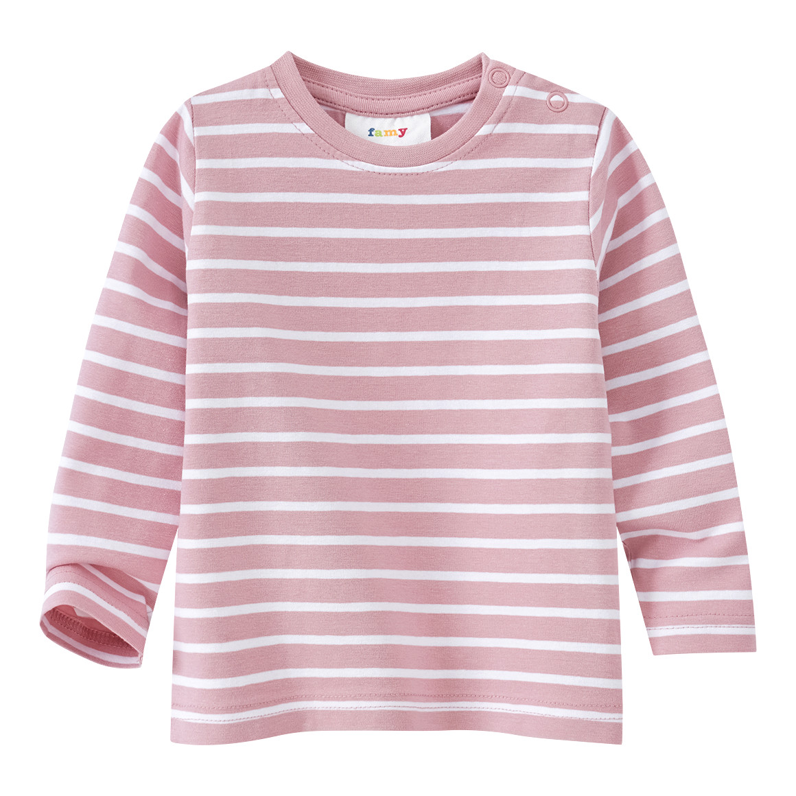 2 Baby Langarmshirts im Basic-Style