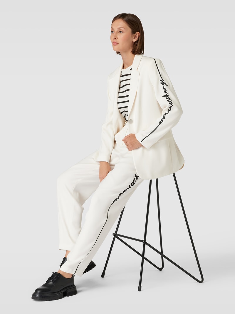 Blazer mit Pattentaschen in ecru