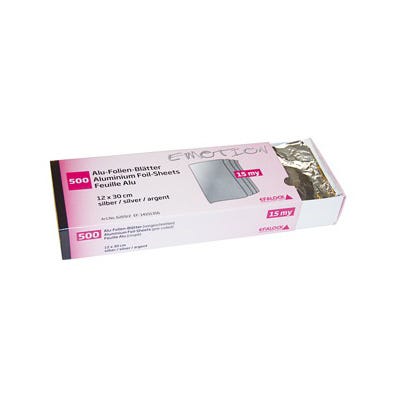 Efalock Alu-Folie vorgeschnitten 12x30cm 500 Blatt