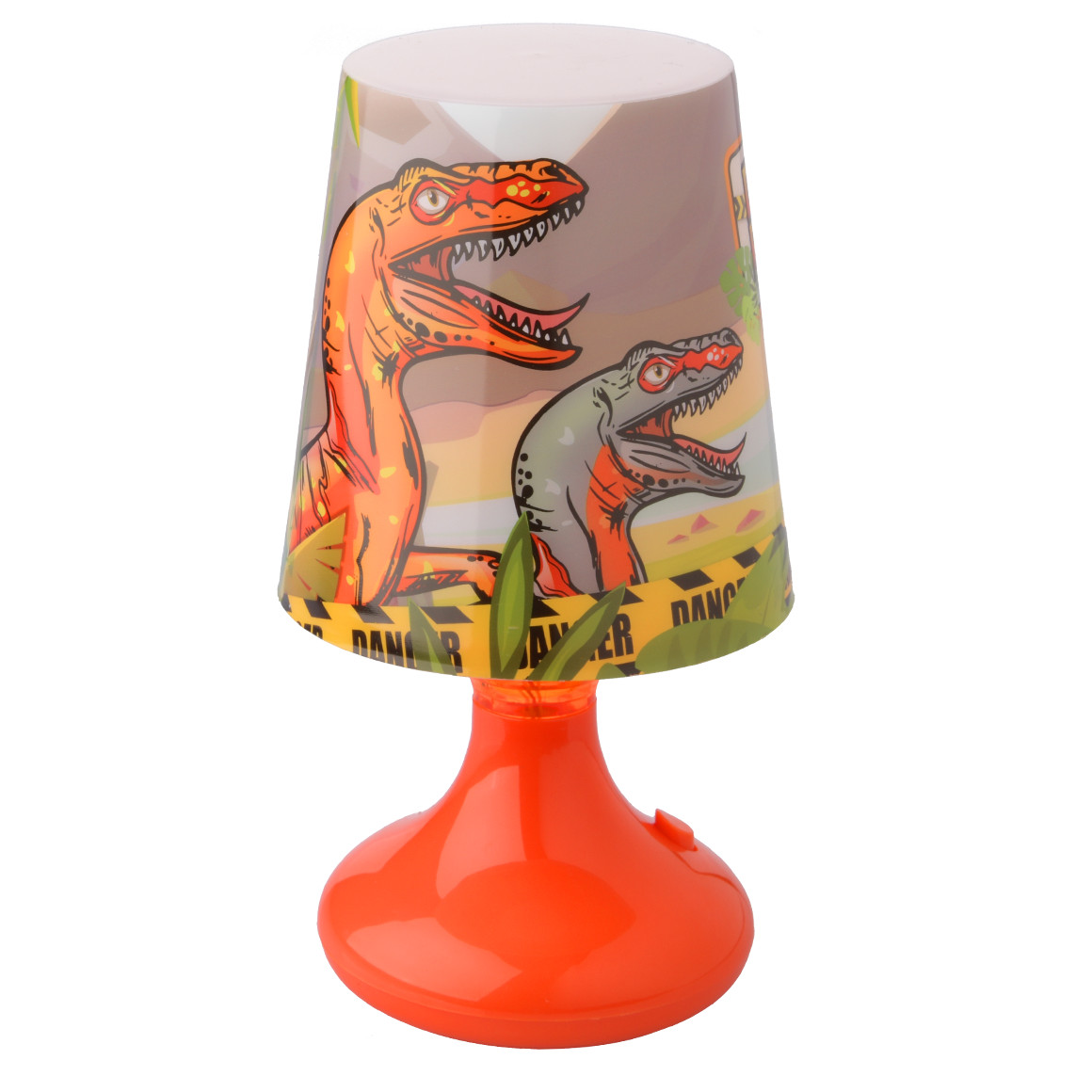 Tischlampe mit Dino-Motiv