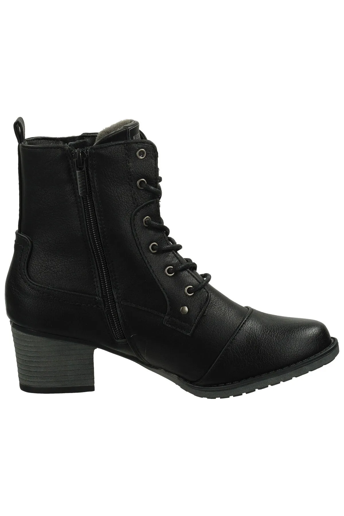 Mustang  Stiefelette - Schwarz - Blockabsatz