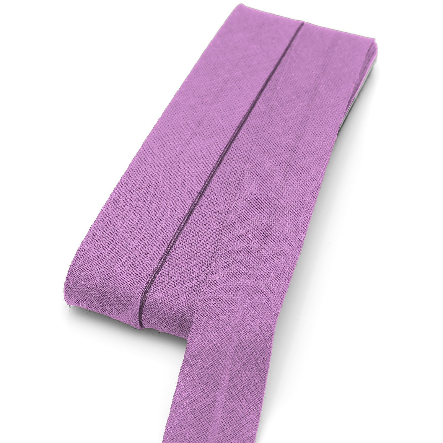 buttinette Baumwoll-Schrägband, violett, Breite: 2 cm, Länge: 5 m