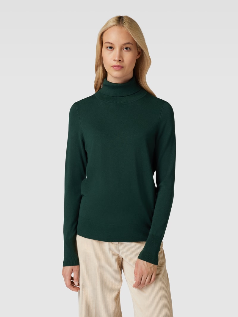 Longsleeve mit Rollkragen in bottle