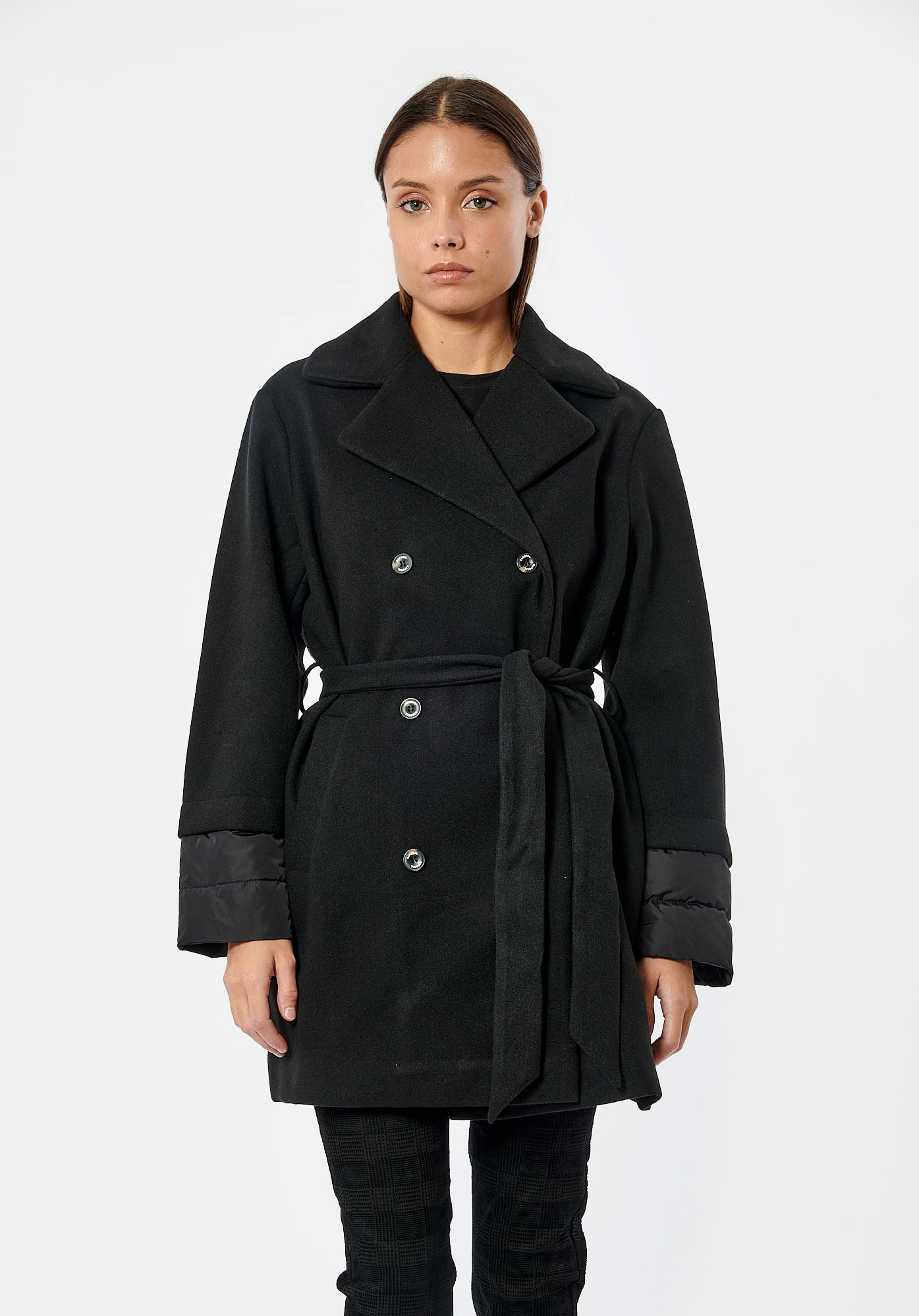 PAGA   Manteau noir femme