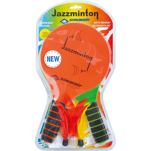 JAZZMINTON SET (2 SCHLÄGER +3 BIRDIE´S IM BLISTER)