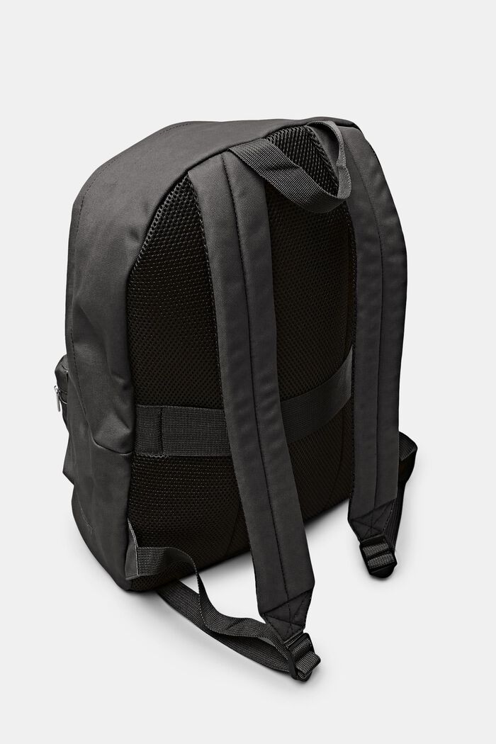 Rucksack aus Webstoff mit Zipperfach