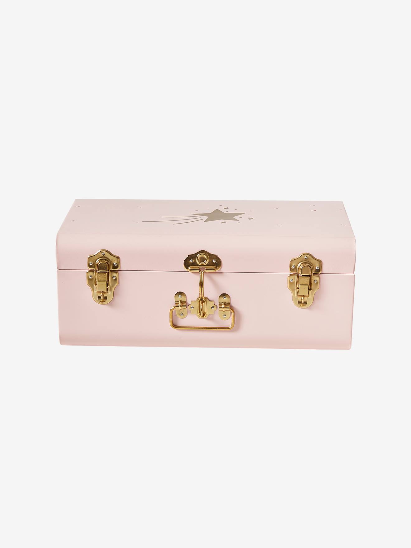 Malle de rangement en métal Rêverie rose