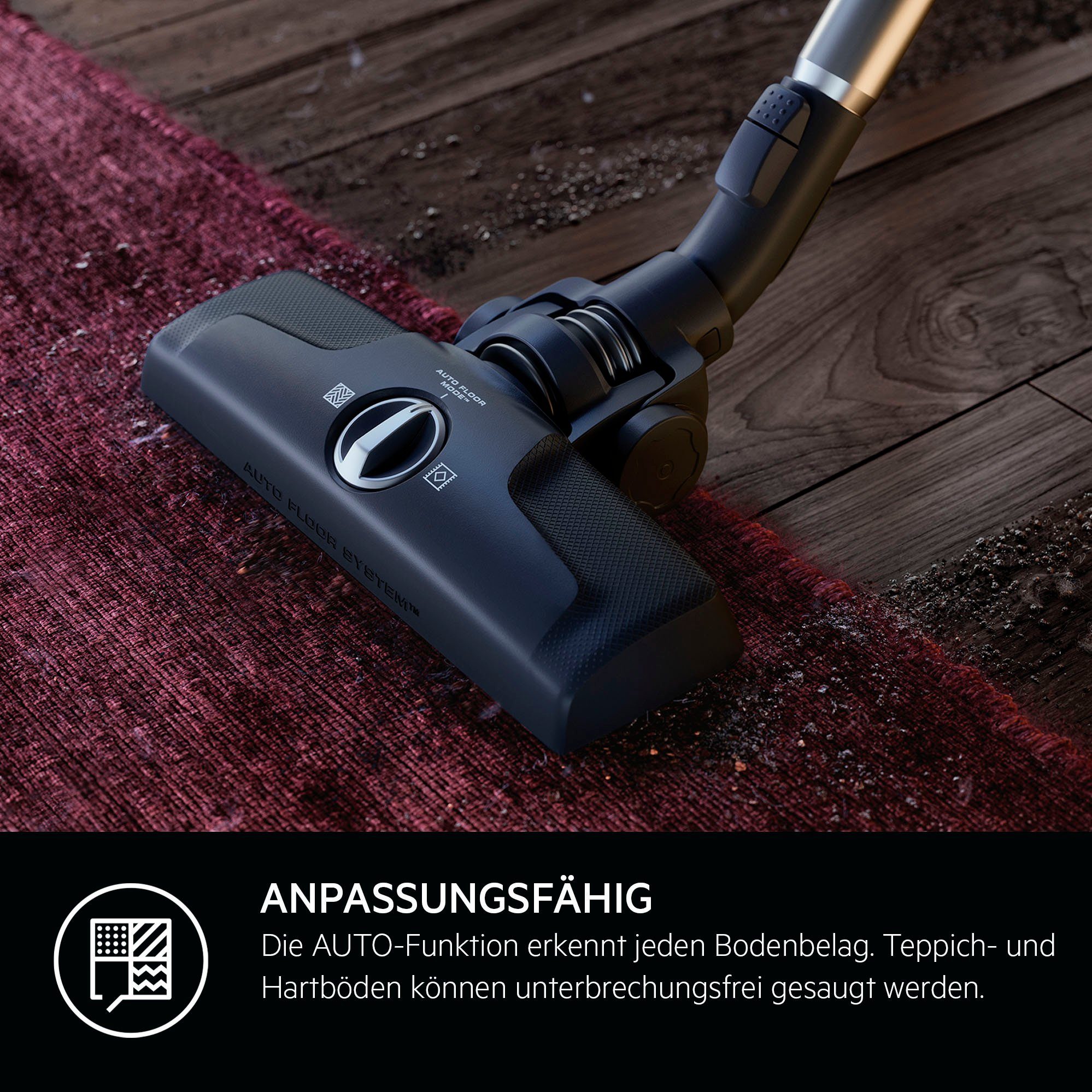 AEG Bodenstaubsauger HYGIENIC 6000 (AB61H6SW), 850 W, mit Beutel, hohe Saugleistung, inkl. Zusatzdüsen, 50 % Recyclingkunststoff