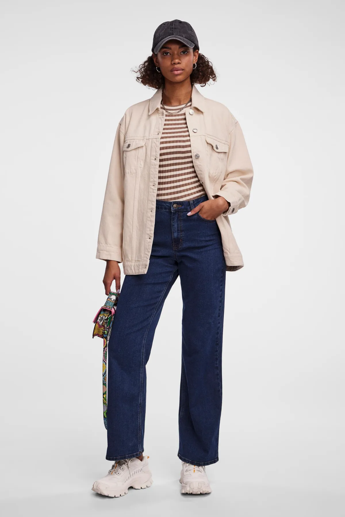 PIECES  Jeans - Dunkelblau - Bootcut