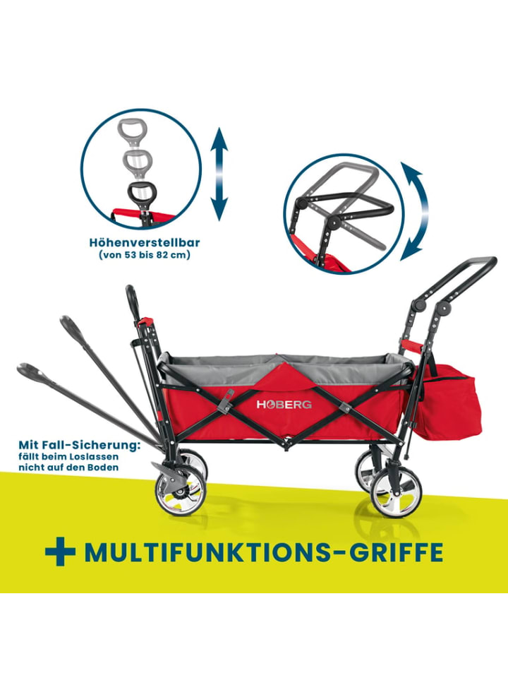 HOBERG Faltbarer Bollerwagen 