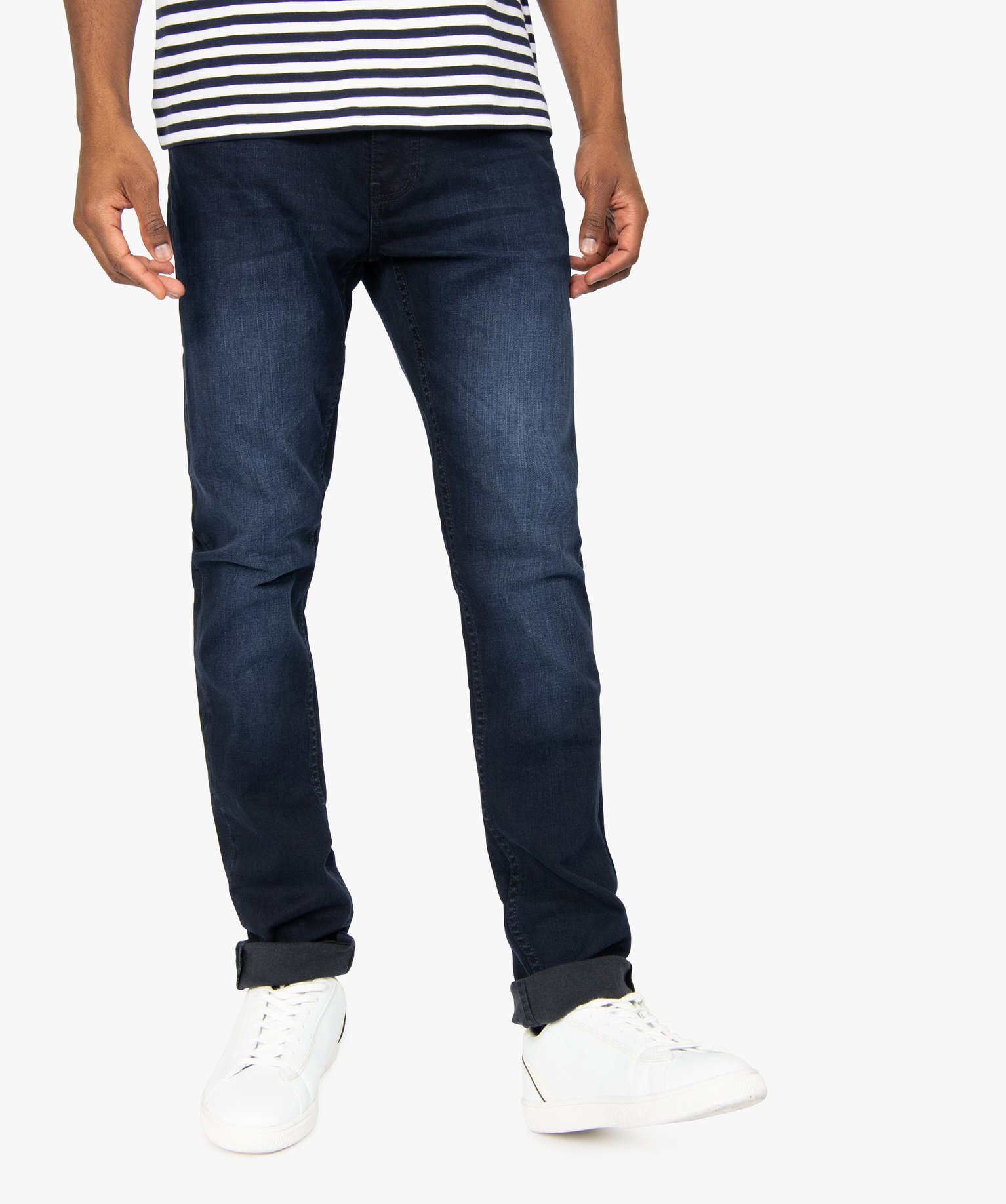 Jean homme slim taille haute | GEMO